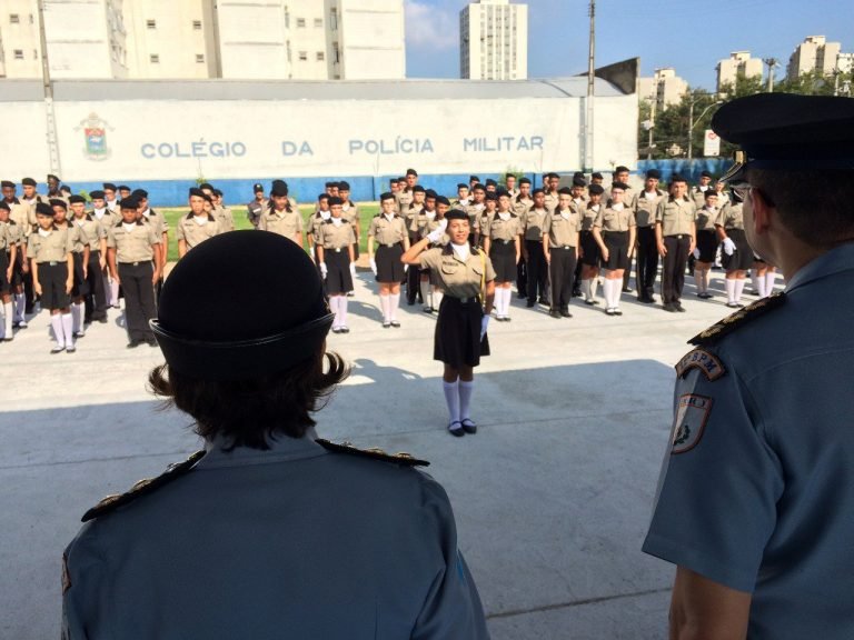 Alunos participam de formatura no CPM de Niterói. Foto: CPM/PMERJ