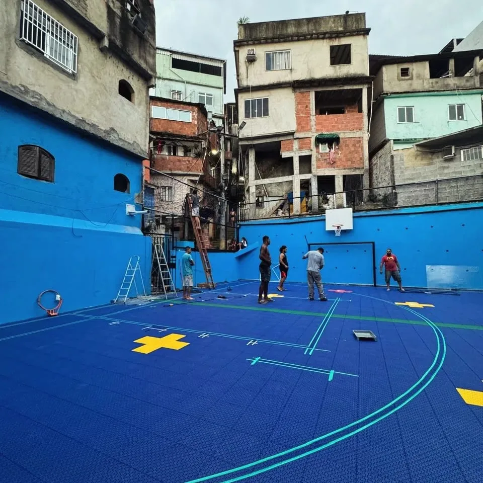 Primeira quadra de basquete 3×3 é inaugurada na Rocinha