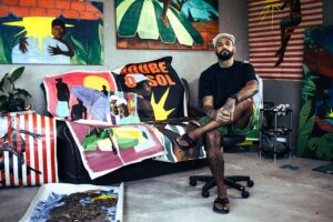 Artista plástico da Rocinha, Nobru Werneck, procura espaço no morro para lançar exposição